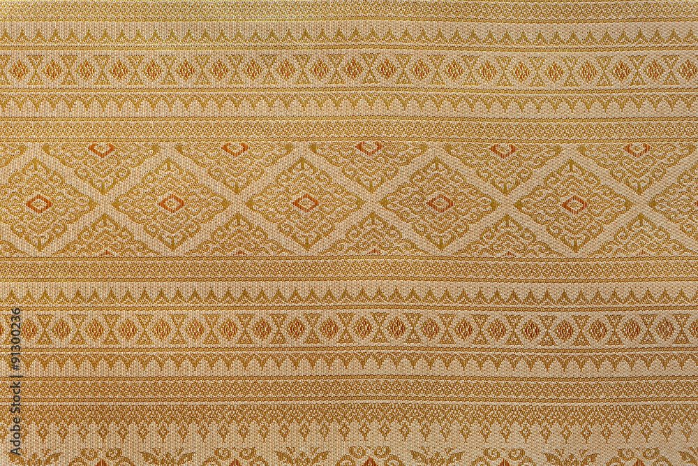 Thai silk fabric pattern