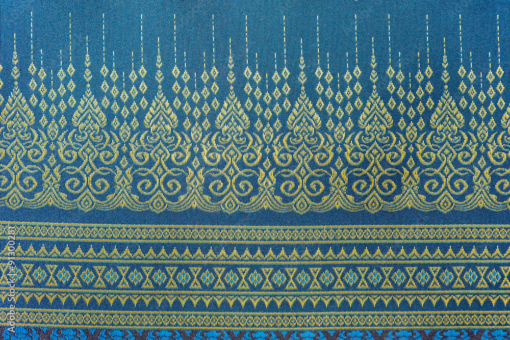 Thai silk fabric pattern