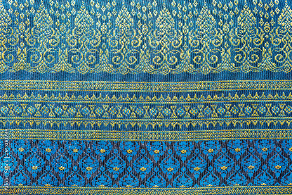 Thai silk fabric pattern