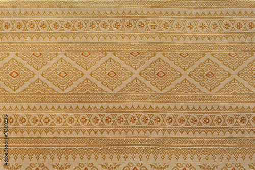 Obraz na płótnie Thai silk fabric pattern w salonie
