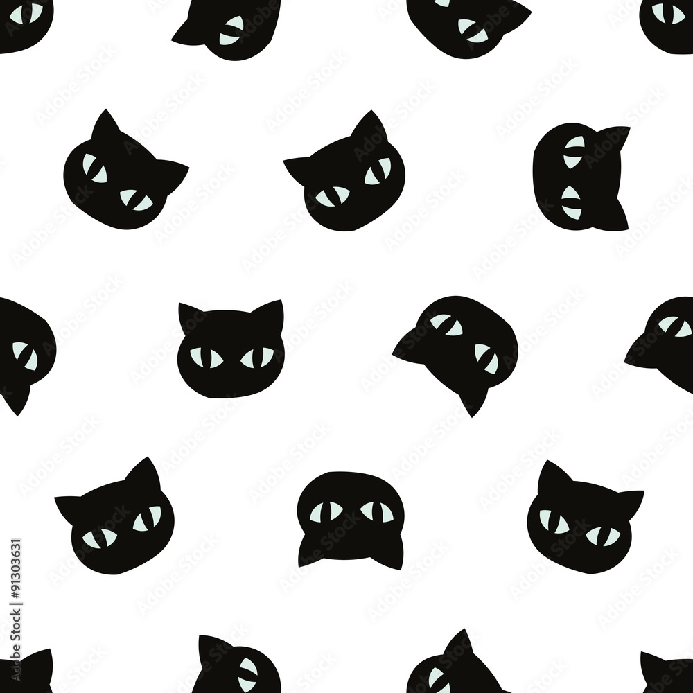 seamless cat pattern