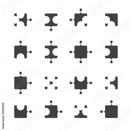  jigsaw icon.vector design