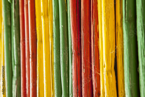 Canes with reggae colors