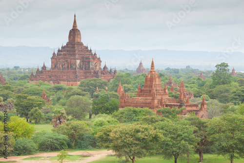 Ancient pagodas in Bagan Mandalay, Myanmar