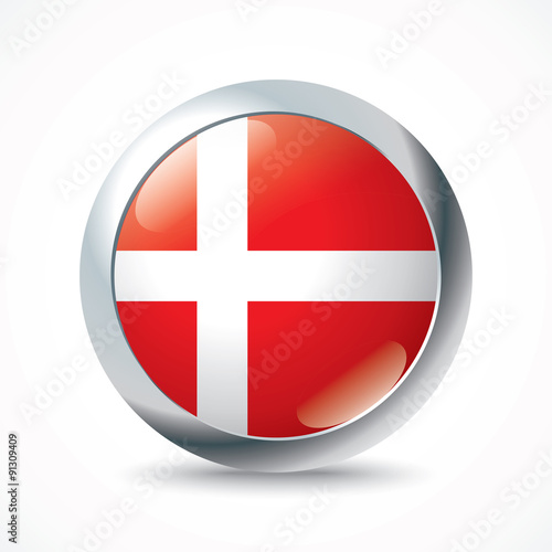 Free Download Denmark flag button - GFXLoad