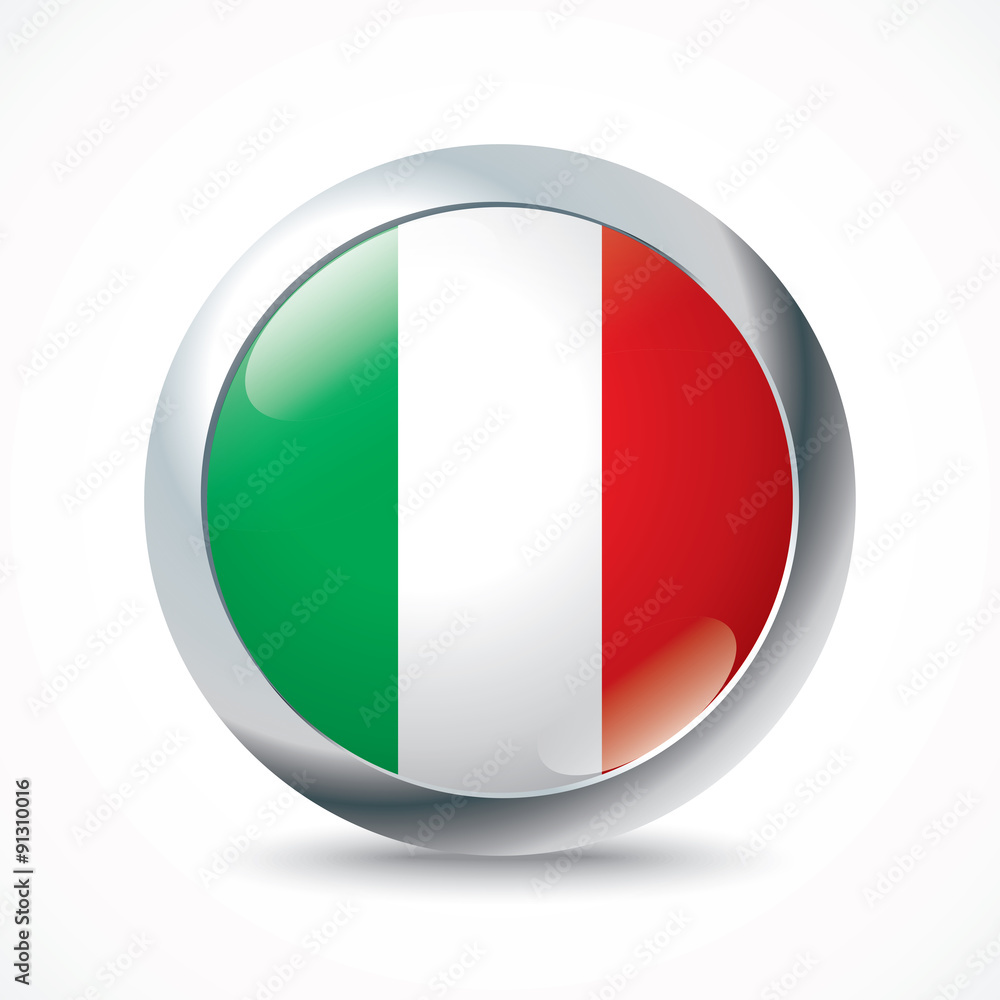 Italy flag button Italy flag button
