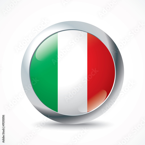 Italy flag button