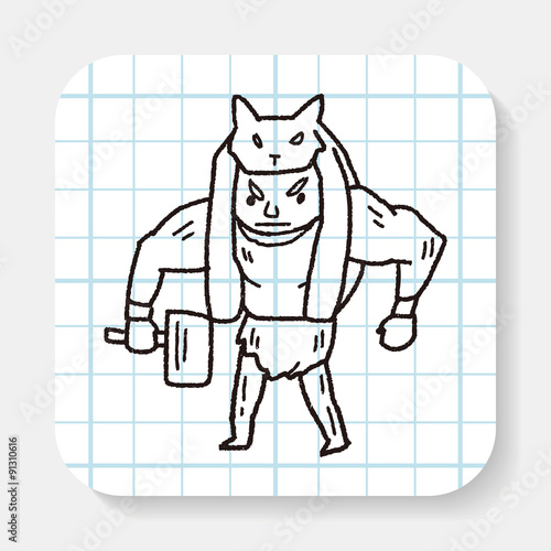 giant ogre doodle