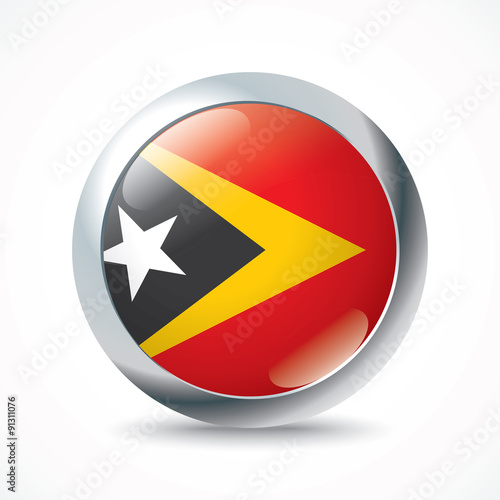 Timor-Leste flag button Free Download Timor-Leste flag button - GFXLoad