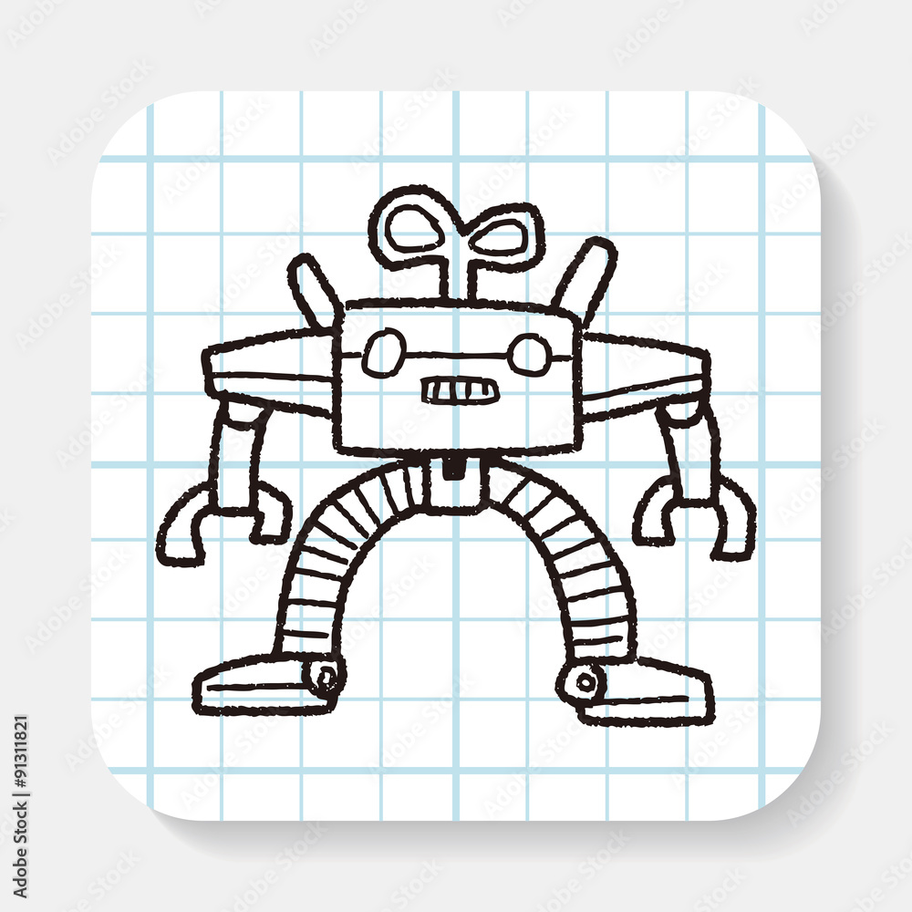 robot doodle robot doodle