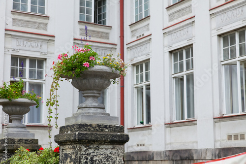 mansion - Fassade, herrschaftlicher Wohnsitz, Karlsbad, Karlovy Vary