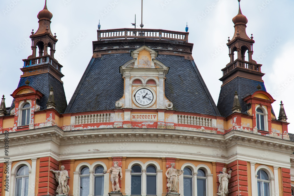 Fototapeta premium frontage - schöne Fassaden, Karlsbad, Karlovy Vary