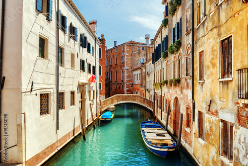 Ponte de L Anatomia and the Rio de San Zan Degola Canal, Venice © efired