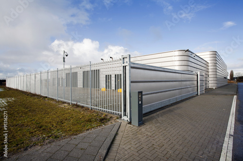 Secure metal industrial building