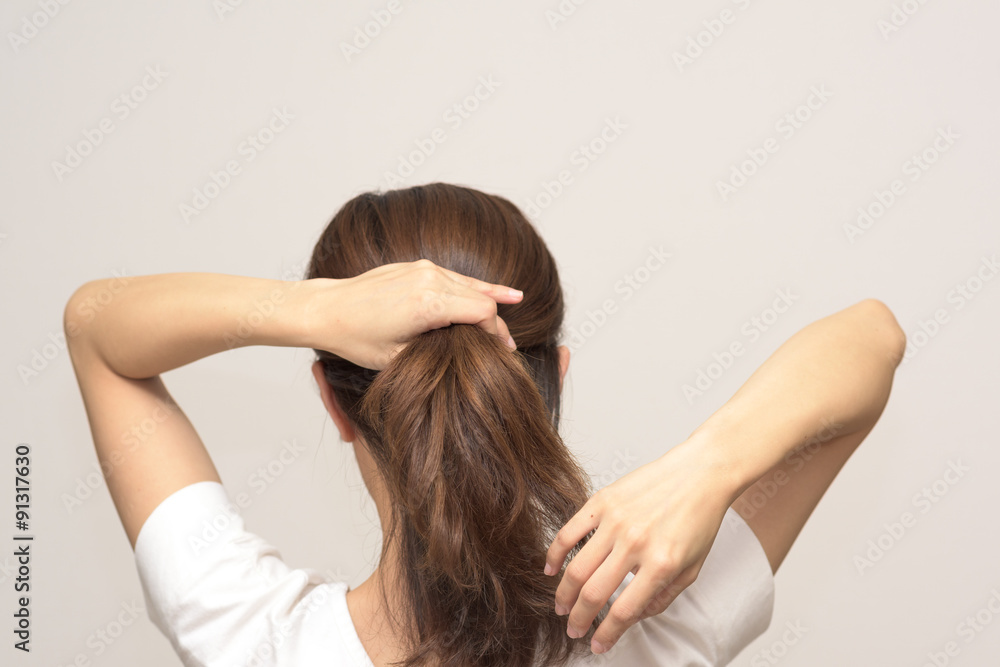 Fototapeta premium 髪の毛