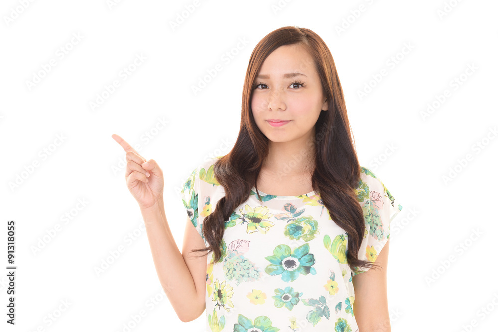 笑顔の女性 笑顔の女性
