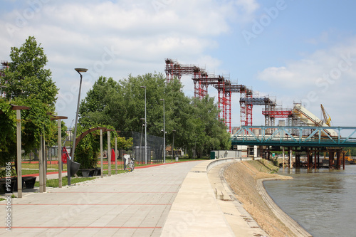 Bridge under construction