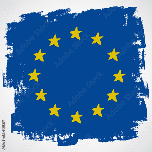 European grunge flag