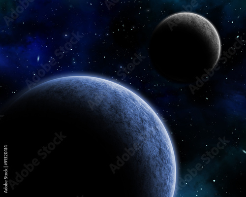 Fototapeta Naklejka Na Ścianę i Meble -  Space background