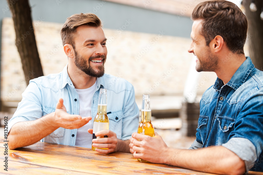 Good talk with friend.