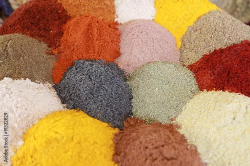 Obraz mix kolorowych przypraw