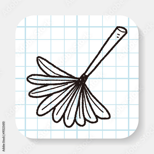 feather duster doodle