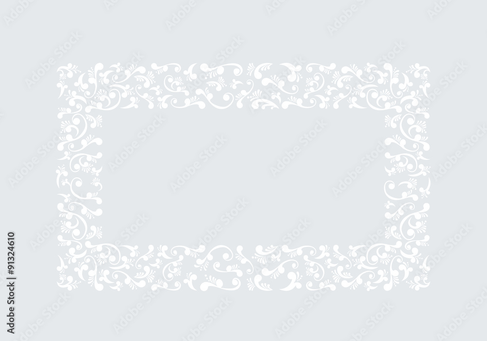 Fototapeta premium Ozdoby passepartout