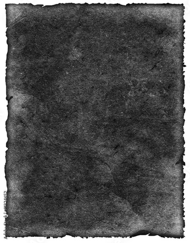 Old black paper sheet