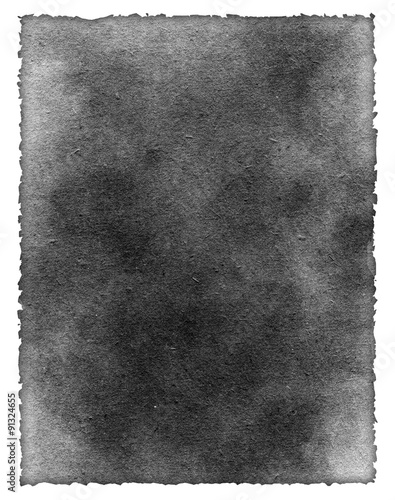 Old black paper sheet