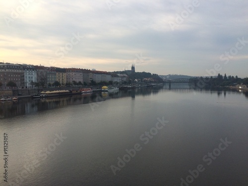 Cloudy morning in Prague