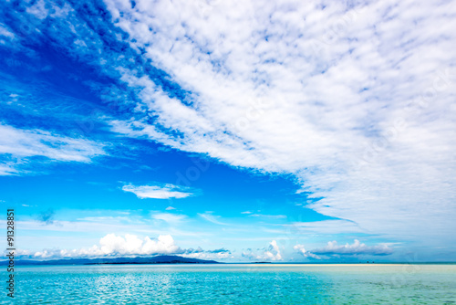 Sea, sky, landscape. Okinawa, Japan, Asia. © dreamsky