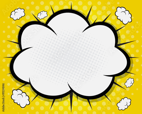 Comic Book Speech Bubble,Pop art Cartoon