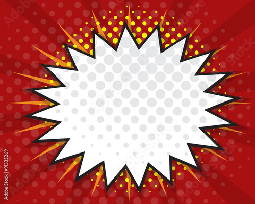 Comic Book Speech Bubble,Pop art Cartoon