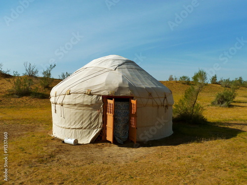Yurt in Uzbekistan © alexat25