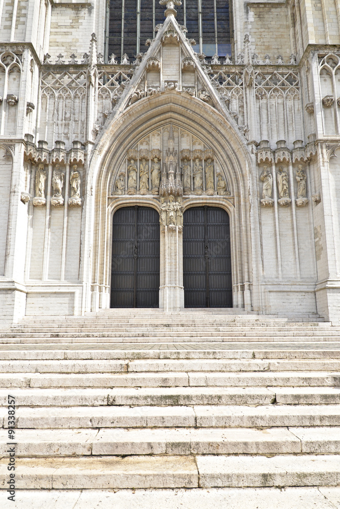 Cathedral of St. Michael and St. Gudula Exterior