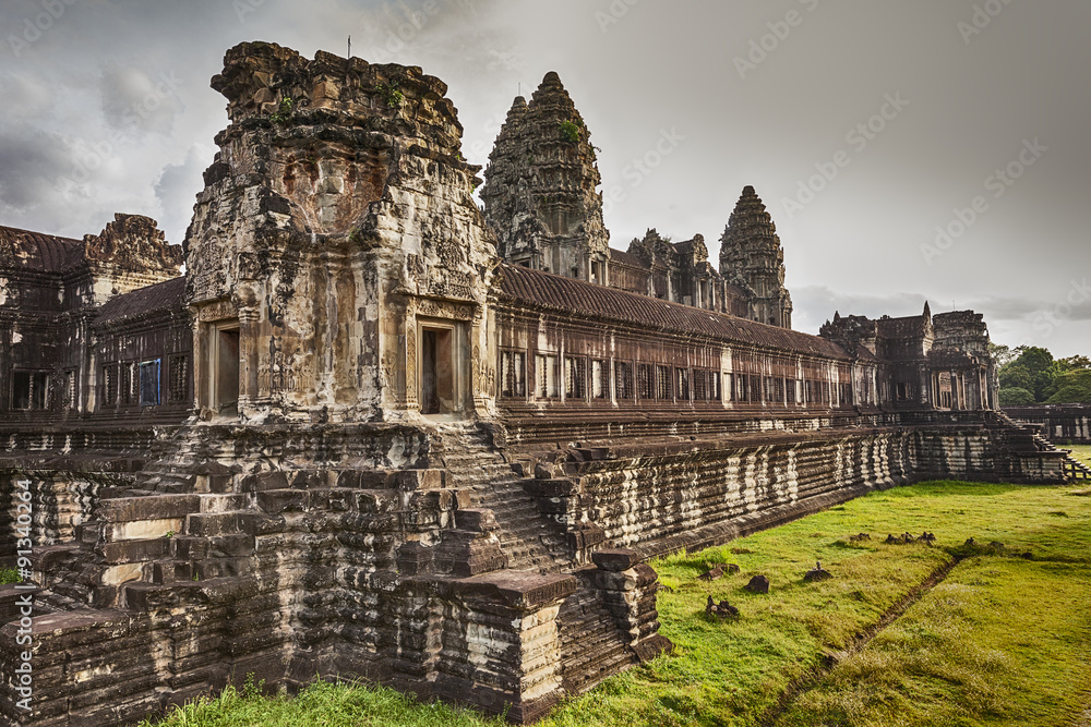 Inner Courtyard At Angkor Wat