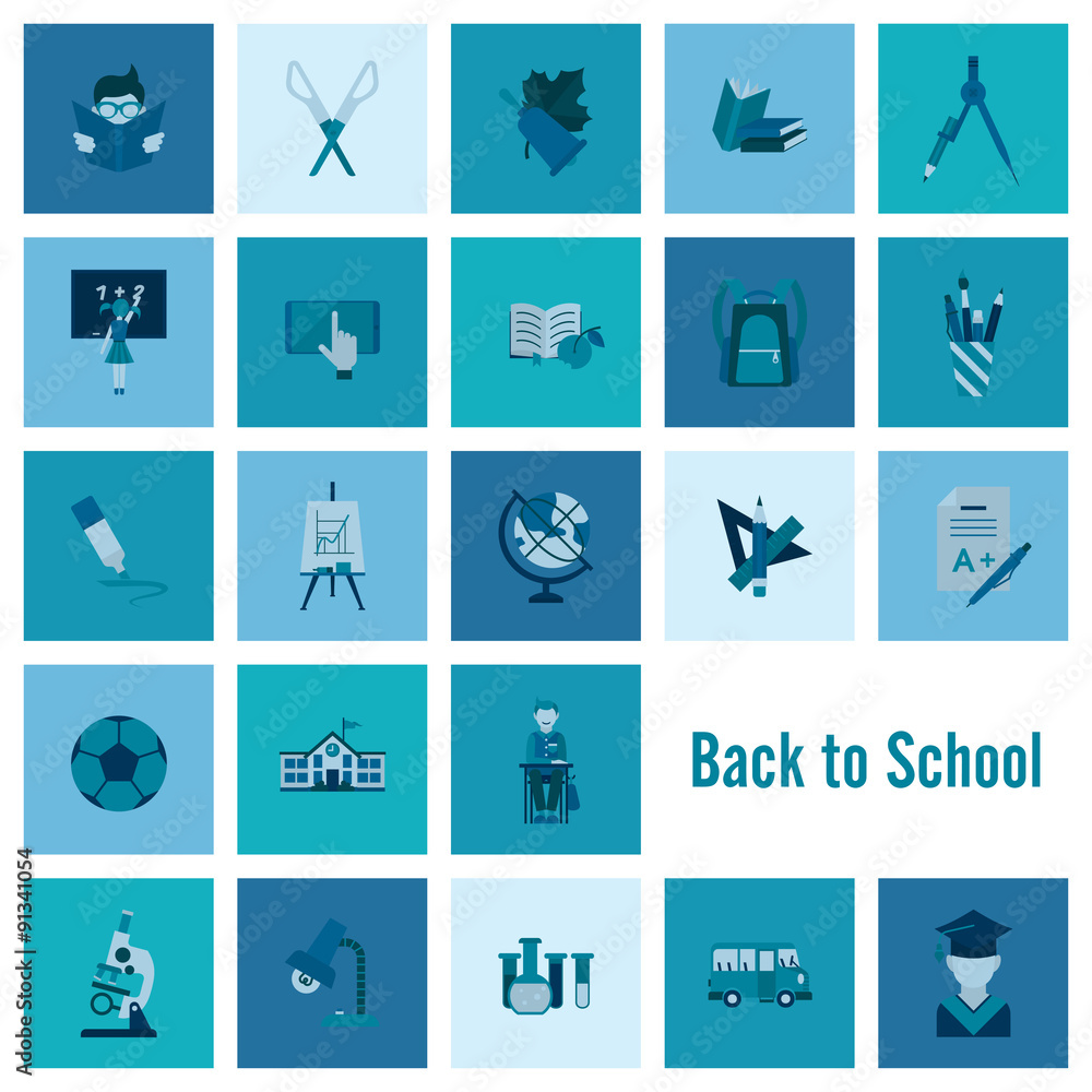 School and Education Icons School and Education Icons