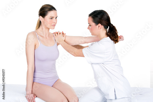 doctor with woman patient