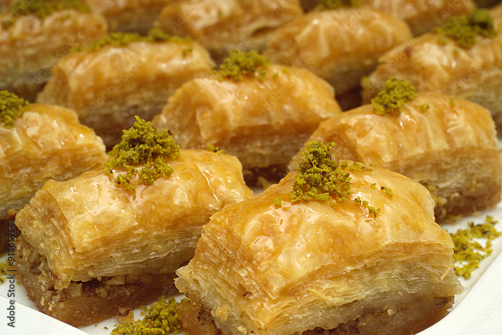 Catering. Dessert, Turkish Baklava Catering. Dessert, Turkish Baklava