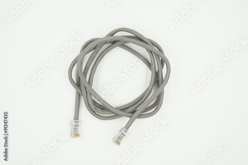 network cable ,isolate on white background