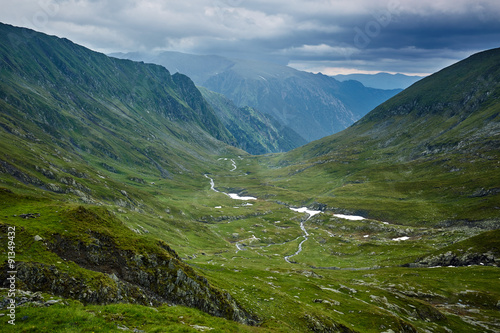 Mountaineous summer landscape