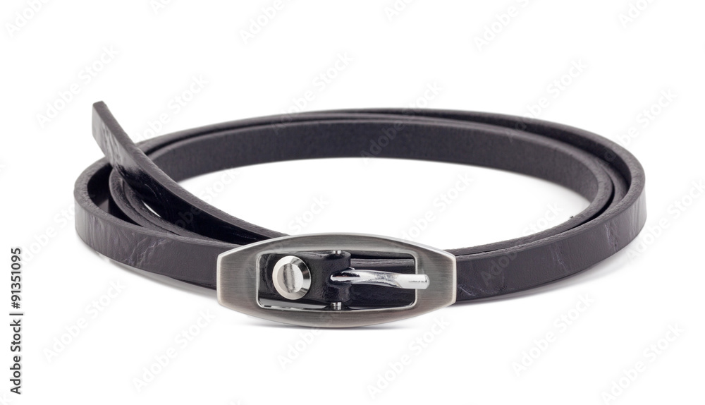Black woman belt isolated on white background Black woman belt isolated on white background