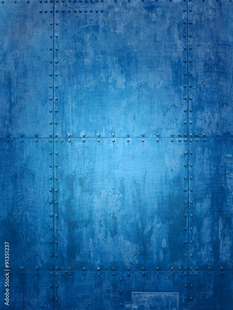 Obraz premium Blue ship texture