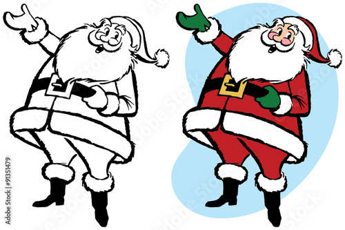 Santa Claus presents