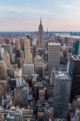 New York City midtown skyline.
