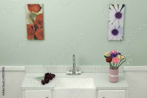 Obraz na plátně flowers brighten a room up
