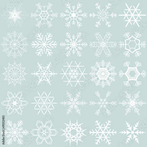 snow flakes collection