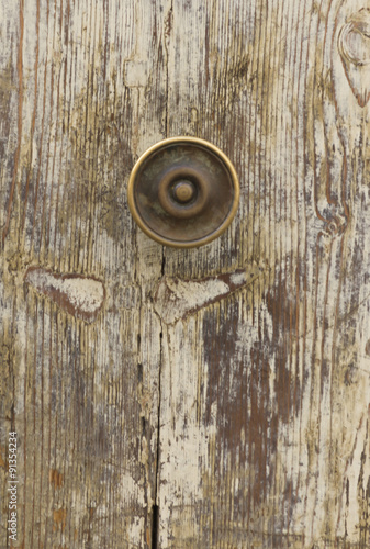 detail of old wooden door