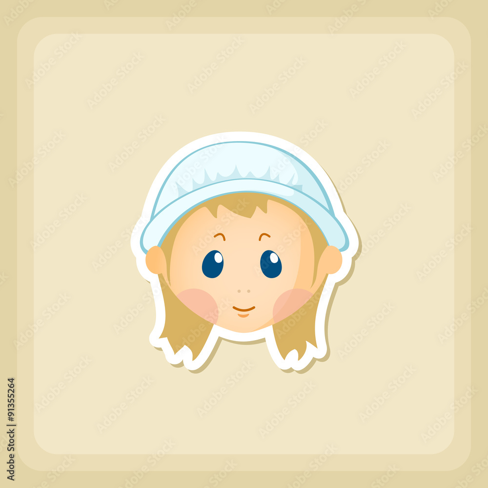 American Pilgrim children icon, Thanksgiving day American Pilgrim children icon, Thanksgiving day