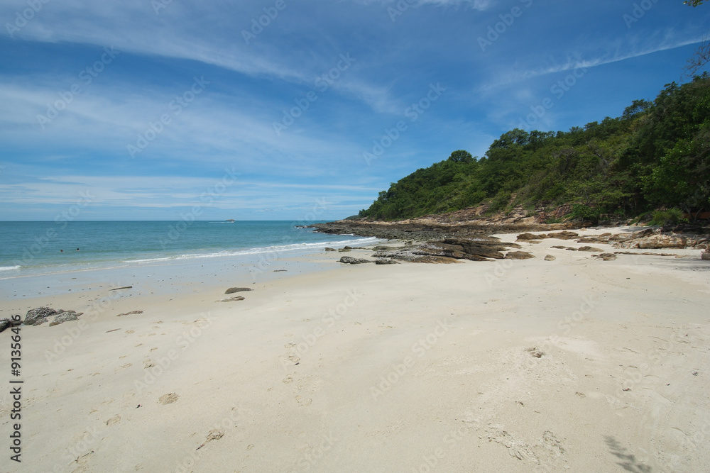 Beach on the island